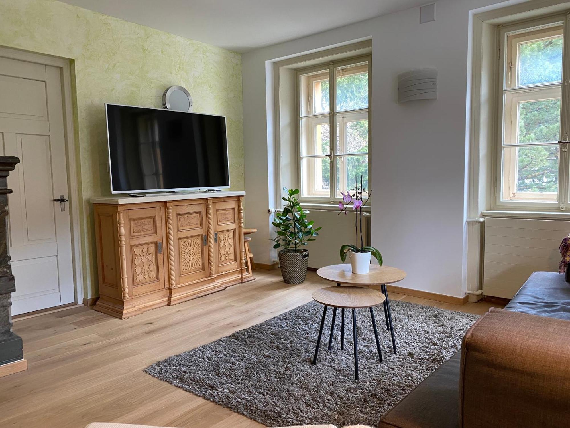 Haus La Punt, Savognin Appartement Rona Kamer foto