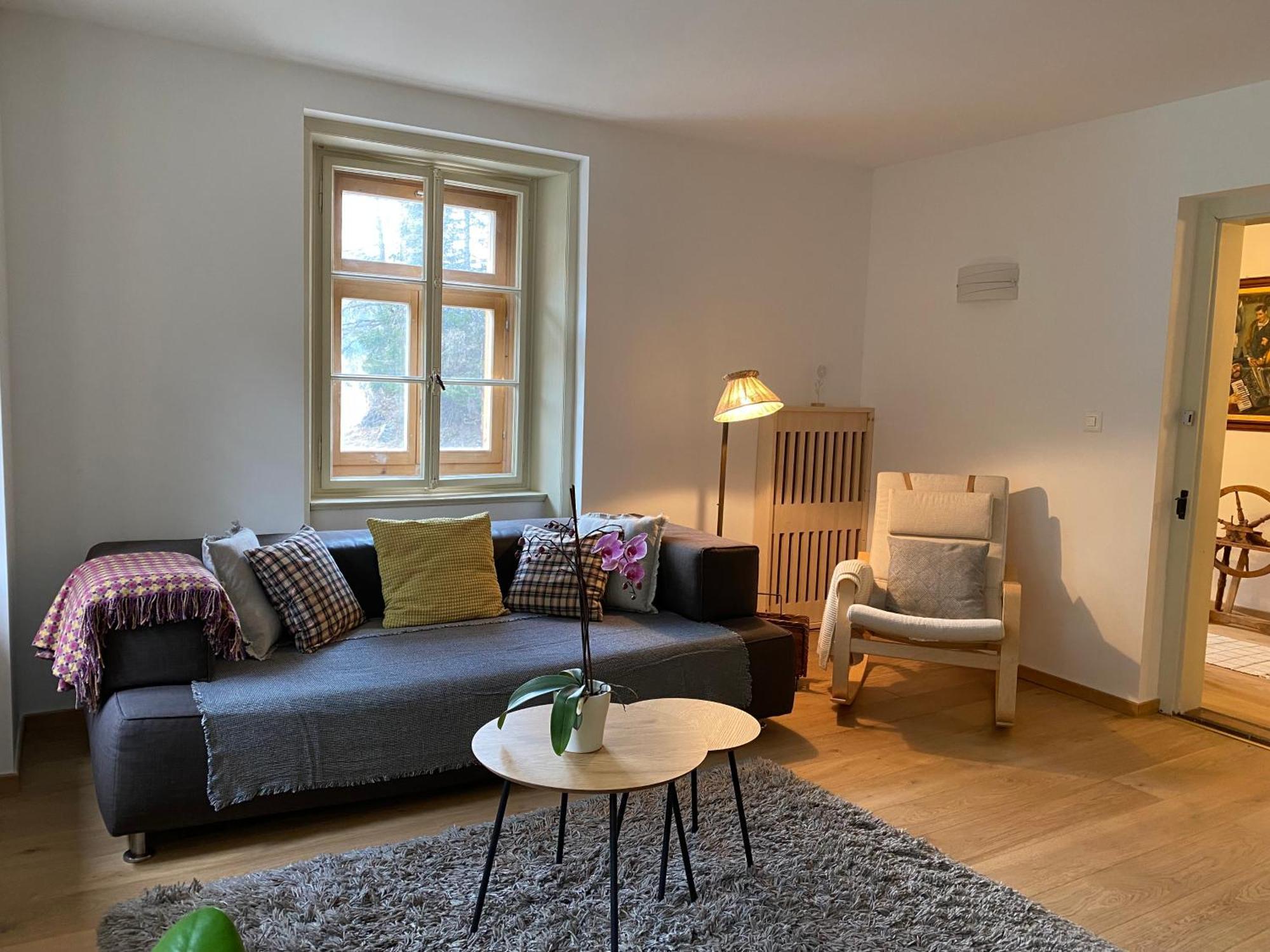 Haus La Punt, Savognin Appartement Rona Kamer foto