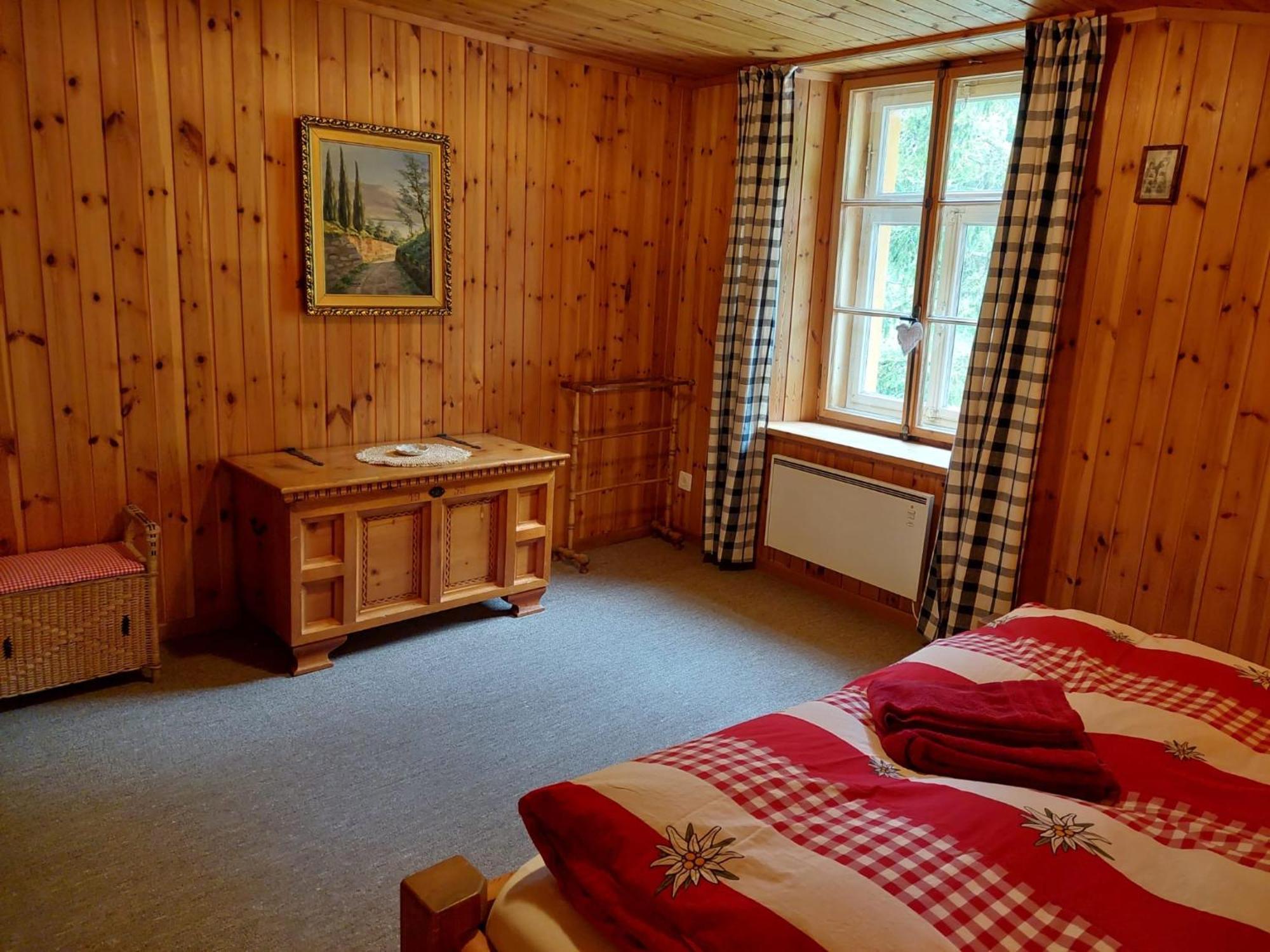 Haus La Punt, Savognin Appartement Rona Kamer foto